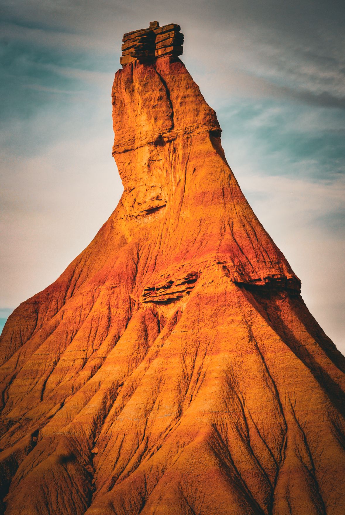 Paisaje de las Bardenas Reales al amanecer